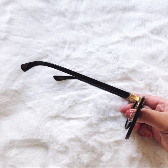 Margo Blue & Black Brow Bar Sunglasses - Picture 7 of 10